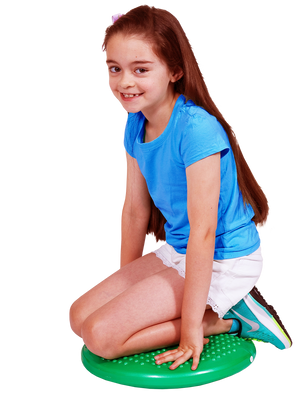Wriggle Wobble Cushion 38cm Green with Hand Pump