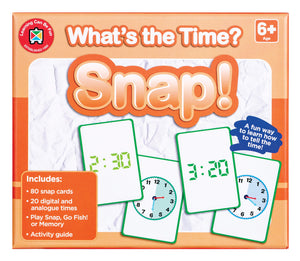What's the Time Snap Card Game Digital and Analogue 20 Times