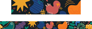 Learning Can Be Fun Night Brights Abstract Classroom Border Pack of 12