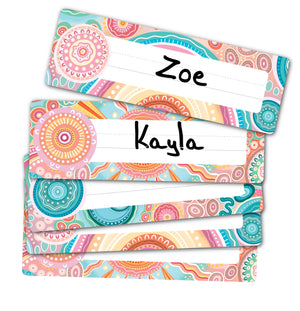 Learning Can Be Fun Sacred Country Adhesive Name Plates Pack of 30