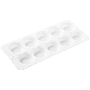 Educational Colours 10 Well Painting Palette showing 10 separate wells on a white background