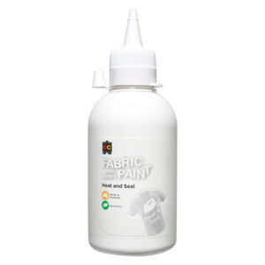 Educational Colours Fabric and Craft Paint 250ml white PET bottle suitable for fabric canvas and wood