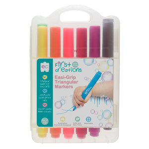Educational Colours First Creations Easi-Grip Triangular Markers box of 12 assorted colours