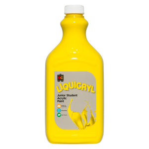 Educational Colours Liquicryl Junior Student Acrylic Paint 2L Brilliant Yellow. Educational Colours Liquicryl Junior Student Acrylic Paint 2 litre bottle in Brilliant Yellow.