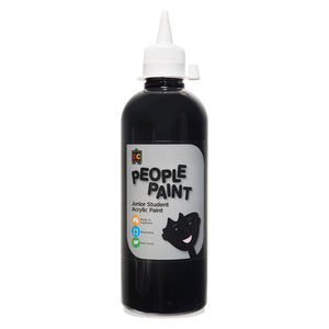 Educational Colours People Paint Junior Student Acrylic Paint 500ml Flesh Tone Ebony. Educational Colours People Paint 500ml bottle in Flesh Tone Ebony.