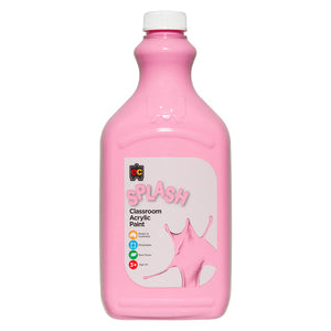Educational Colours Splash Classroom Acrylic Paint 2L Cup Cake Pink - image 1
