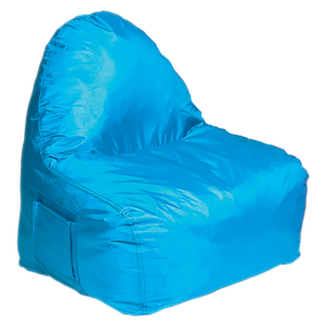 Elizabeth Richards Chill Out Chair Small in Blue, front view showing full shape and size