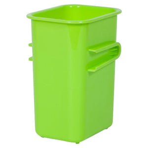Elizabeth Richards Connector Tub in lime green, front view