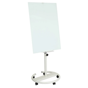 Elizabeth Richards Mobile Flipchart Glass Whiteboard