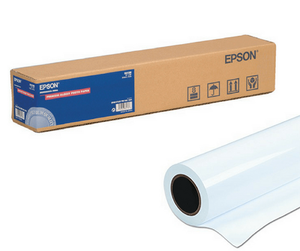Epson C13S041393 Premium Semigloss Photo Paper Roll 610mm wide by 30.5 metres on a white background