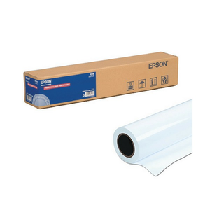 Epson C13S041393 Premium Semigloss Photo Paper Roll 610mm wide by 30.5 metres on a white background