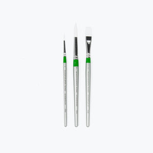 Micador Taklon Achiever Series Paint Brush Pack of 3