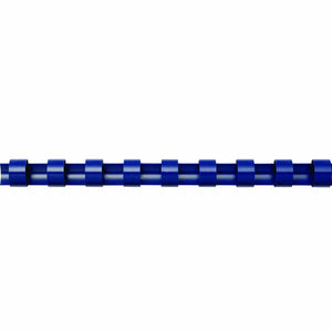 Fellowes Plastic Binding Combs 21 Ring 19mm Round Blue Pack 100 - image 1