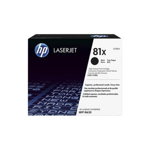 HP 81X High Yield LaserJet Toner Cartridge Black 25000 Pages