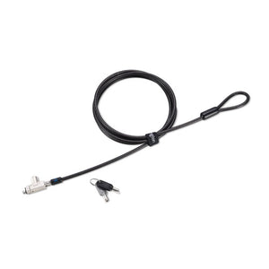Kensington Keyed Lock N17 2.0 for Dell Devices with coiled black cable, slim silver lock head and two keys