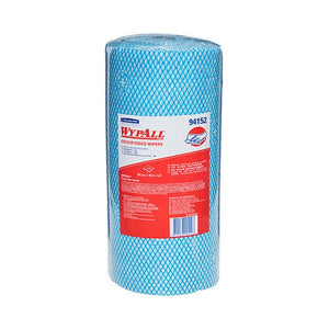 WypAll Colour Coded Cloth Wiper Roll Blue 106 Wipers Pack of 6