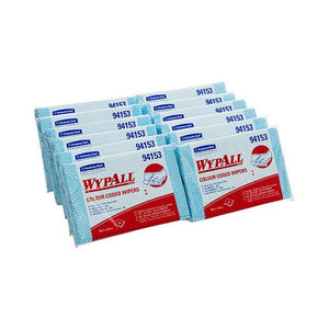 WypAll Colour Coded Heavy Duty Cloth Wiper Blue 20 Wipers Packs of 12