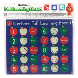 Learning Can Be Fun Felt Learning Board Numbers