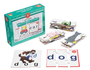 Three Letter Word Puzzles 15 Double Sided Puzzles 45 Pieces 13cm