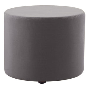 Rapidline Mars Round Ottoman Charcoal Fabric