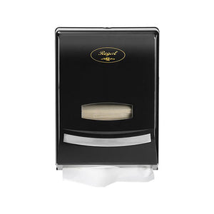 Regal Slimline Hand Towel Dispenser Black