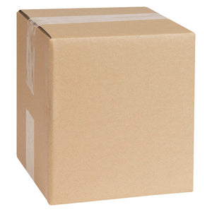 Marbig Professional 51017 brown pallet carton, 185 x 185 x 200mm, assembled and sealed with clear tape across the top and down one edge