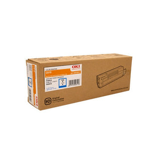OKI C610 Toner Cartridge 6000 Pages Cyan