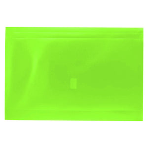 Osmer Document Wallet Foolscap Velcro Closure Green Pack of 12 - image 1