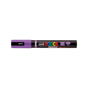POSCA PC-5BR Violet medium brush tip paint marker hero