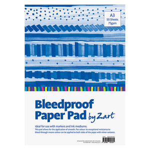 Creative School Supply Bleedproof Paper A3 Pad 50 Sheets