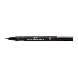 Uni Pin Chisel Tip 1mm Fineliner Black