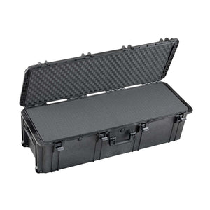 Panaro MAX1100H330S open, showing a deep grey cubed foam block in the base and convoluted foam in the lid