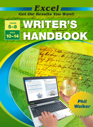 Front cover of the Excel Writer's Handbook Years 5-8, the main product image from the publisher gallery