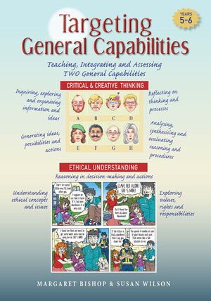 Front cover of Targeting General Capabilities Critical and Creative Thinking Years 5-6 from the Pascal Press Targeting series