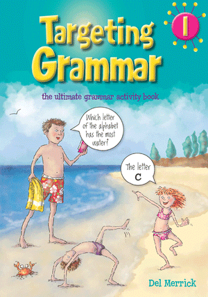 Front cover of Targeting Grammar Activity Book 1 from Pascal Press, the main product image on the publisher page
