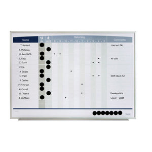 Quartet Matrix In-Out Whiteboard 410 x 580mm