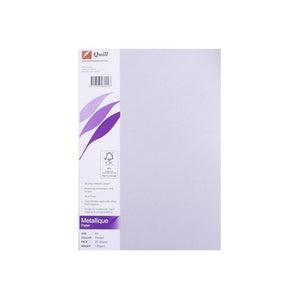 Quill Metallique Paper 120gsm A4 Peridot Pack of 25