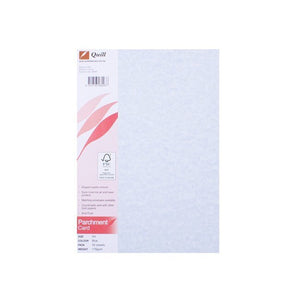 Quill Parchment Board 176gsm A4 Blue Pack of 50