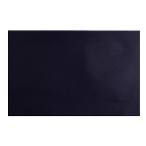 A plain black 510 x 760mm sheet of Quill Cover Paper 125gsm laid flat in landscape on a white background