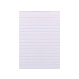 Quill Super Bank Pad Ruled 60gsm A4 80 Leaf White Box of 10