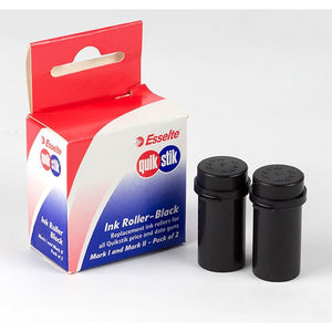 QuikStik Ink Rollers for Mark I and Mark II Price Guns Black Pack of 2 - image 1