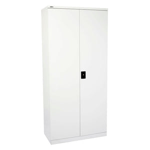 Rapidline Go Swing Door Steel Cupboard 910 x 450 x 2000mm White - image 1