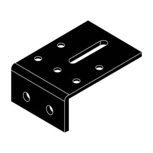 Rapidline Shush30 Plus Double Screen Fixing Bracket Black Pack of 2 - image 1