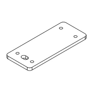 Rapidline Shush30 L Shaped Screw Plate White
