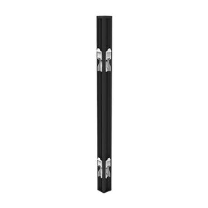 Rapidline Shush30 Joining Pole 90 to 180 Degree 495mm H Black