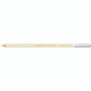 Stabilo CarbOthello chalk-pastel coloured pencil in Warm Grey 1 shown on a white background