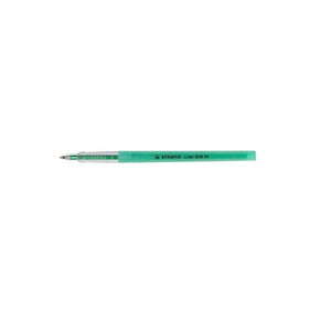 Stabilo Liner 808 Ballpoint Pen Medium 0.45mm Green Box of 10 - image 1