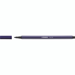 Stabilo Pen 68 fibre-tip pen in Prussian Blue with cap on, shown against a white background