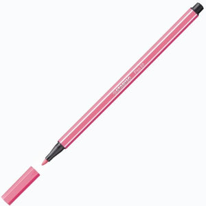 Stabilo Pen 68 Premium 1.0mm Heliotrope fibre tip pen front view on white background