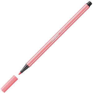 Stabilo Pen 68 Premium pink fibre tip pen 1.0mm front view on white background